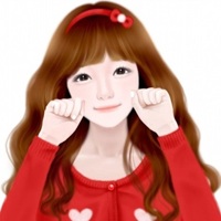 手绘版女生微信头像