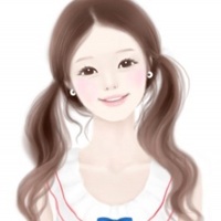 手绘版女生微信头像