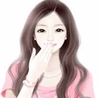 手绘版女生微信头像