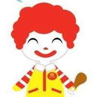 好玩的卡通风格情侣微信头像