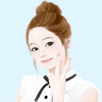 手绘版女生微信头像