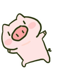 抖音可爱跳跳猪微信表情包