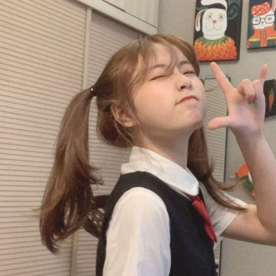 可爱自然的真人女生微信头像