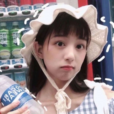 可爱自然的真人女生微信头像