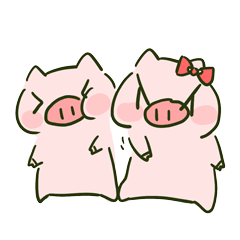 抖音可爱跳跳猪微信表情包