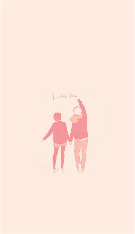 简单浪漫情侣微信聊天背景