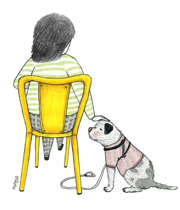 个性女生手绘简单可爱微信背景图