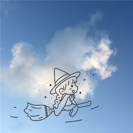 可爱的带手绘萌萌的风景微信聊天背景图片
