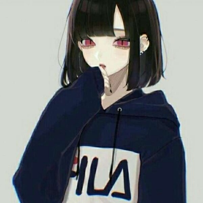 女生酷酷的很有个性的酷女孩动漫微信头像