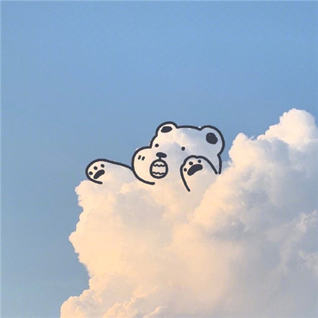 可爱的带手绘萌萌的风景微信聊天背景图片