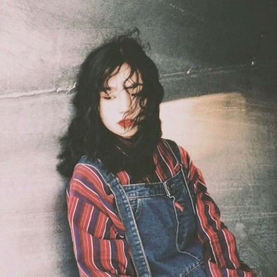 原宿风文艺好看的女生闺蜜微信头像