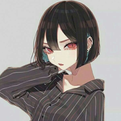 女生酷酷的很有个性的酷女孩动漫微信头像