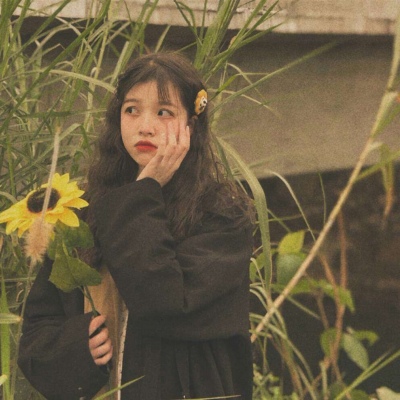 原宿风文艺好看的女生闺蜜微信头像