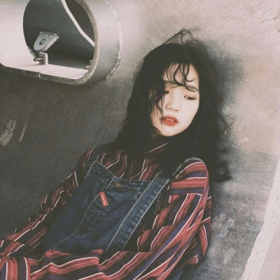 原宿风文艺好看的女生闺蜜微信头像