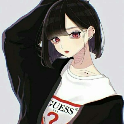 女生酷酷的很有个性的酷女孩动漫微信头像