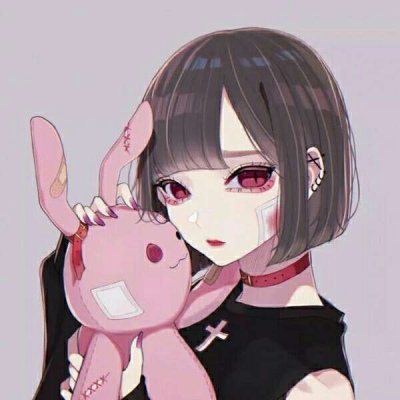女生酷酷的很有个性的酷女孩动漫微信头像