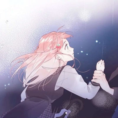 好看的动漫卡通版情侣微信头像