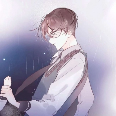 好看的动漫卡通版情侣微信头像