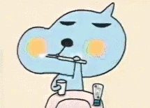 橙汁饮料卡通形象酷儿微信表情包