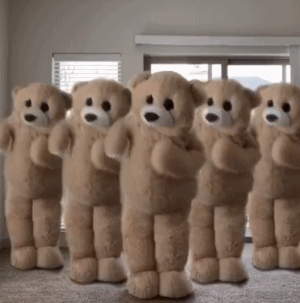 跳舞熊搞笑动态微信表情包