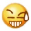 小黄脸呲牙微信表情包
