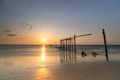 最美日落风景微信背景图