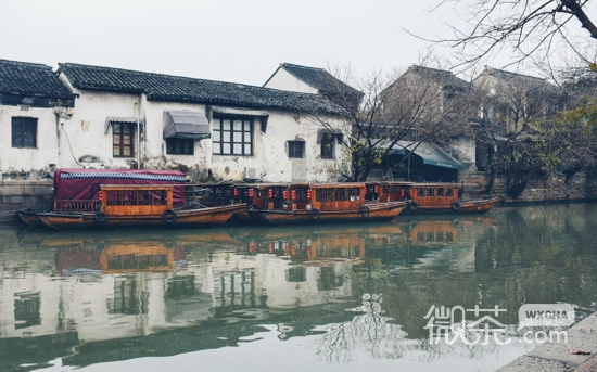 江南水乡古镇唯美意境风景微信素材图片