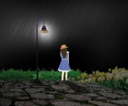 唯美意境孤独伤感的微信聊天背景图