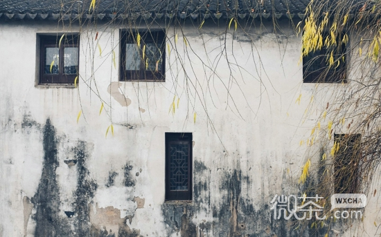 江南水乡古镇唯美意境风景微信素材图片