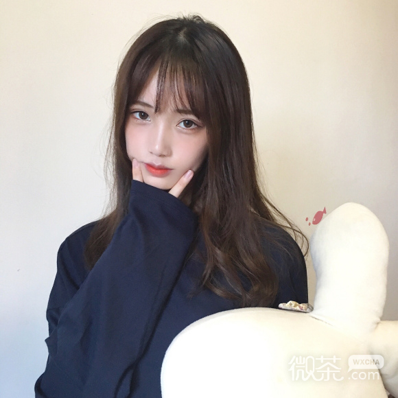微信简洁阳光可爱女生头像
