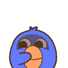 个性特别的字由鸟微信表情包