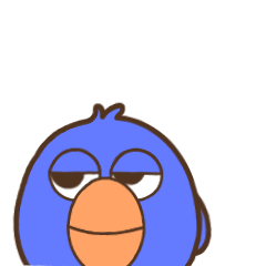 个性特别的字由鸟微信表情包