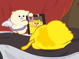 噗噗猫可爱微信表情包