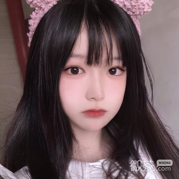 微信最潮成熟长发女生头像