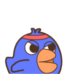 个性特别的字由鸟微信表情包