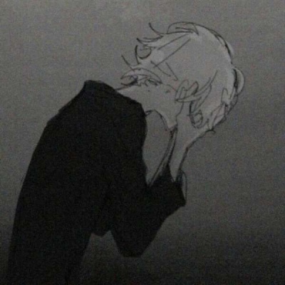 个性伤感动漫形象男生微信头像