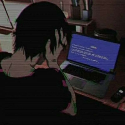个性伤感动漫形象男生微信头像