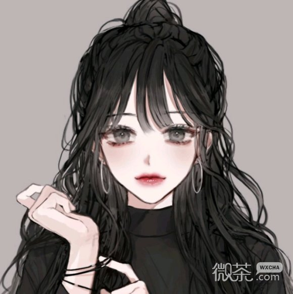 可爱最潮二次元微信女生头像