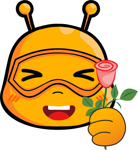 小蜜蜂优优的微信表情包