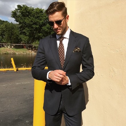 欧美范穿西装的气质男人微信头像