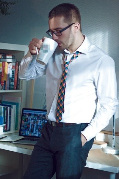 欧美范穿西装的气质男人微信头像