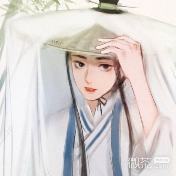 微信时尚小清新手绘女生头像