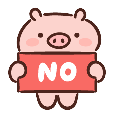 努力奔跑的小猪猪微信表情包