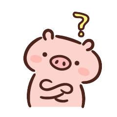 努力奔跑的小猪猪微信表情包