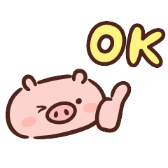 努力奔跑的小猪猪微信表情包