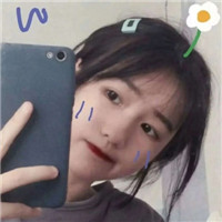 可爱治愈美女微信头像