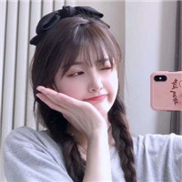 可爱治愈美女微信头像