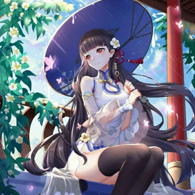 复古动漫二次元御姐旗袍微信头像