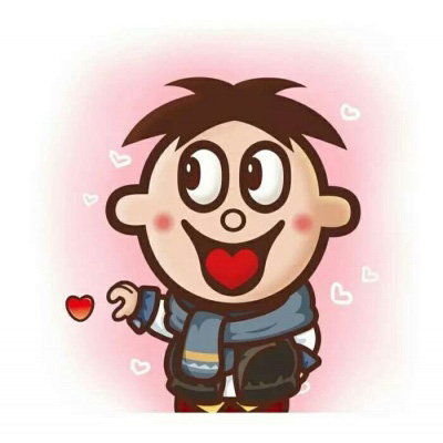 旺仔专属呆萌一对情侣微信头像