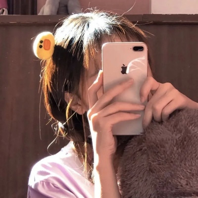 不露脸小清新可爱女生微信头像